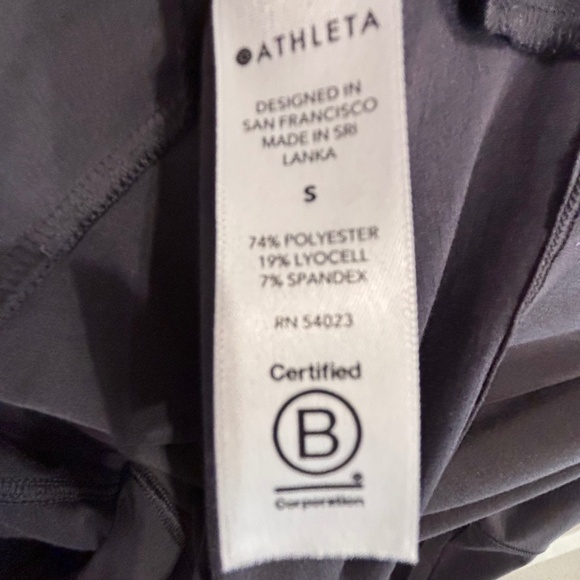 Athleta L/S raglan sleeve charcoal grey top-S - Picture 4 of 4